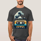 The Great Wave Song of Kanagawa Cassette by Tobe F T-Shirt (Vorderseite)