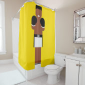 The Greatest – Boxing Legend Shower Curtain Duschvorhang (Beispiel)