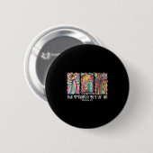The Greatest Gift For All Christmas Nativity Jesus Button (Vorne & Hinten)