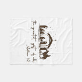 The Greatest Gift For All Christmas Nativity Jesus Fleecedecke (Vorderseite (Horizontal))