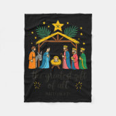 The Greatest Gift For All Christmas Nativity Jesus Fleecedecke (Vorderseite)