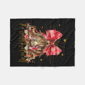 The Greatest Gift For All Christmas Nativity Jesus Fleecedecke (Vorderseite (Horizontal))