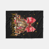 The Greatest Gift For All Christmas Nativity Jesus Fleecedecke (Vorderseite (Horizontal))