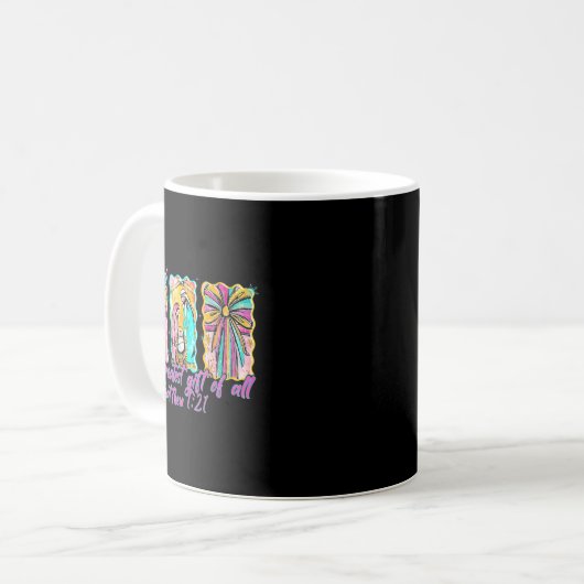 The Greatest Gift For All Christmas Nativity Jesus Kaffeetasse (Vorderseite Links)