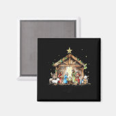 The Greatest Gift For All Christmas Nativity Jesus Magnet (Vorderseite/Rückseite)