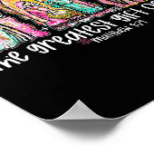 The Greatest Gift For All Christmas Nativity Jesus Poster (Ecke)