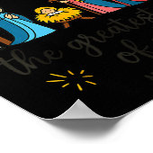 The Greatest Gift For All Christmas Nativity Jesus Poster (Ecke)