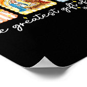 The Greatest Gift For All Christmas Nativity Jesus Poster (Ecke)