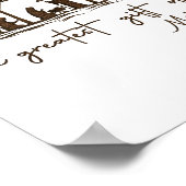 The Greatest Gift For All Christmas Nativity Jesus Poster (Ecke)