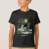 The Greatest Gift Of All Christmas Xmas Nativity B T-Shirt (Vorderseite)