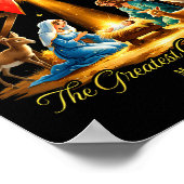 The Greatest Gift Of All Nativity Christian Christ Poster (Ecke)