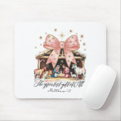 The Greatest Gift Of All Nativity Jesus Christian Mousepad (Mit Mouse)