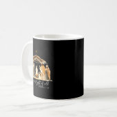 The Greatest Gift Of All Nativity Scene Christian Kaffeetasse (Vorderseite Links)