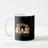 The Greatest Gift Of All Nativity Scene Christian  Kaffeetasse (Links)