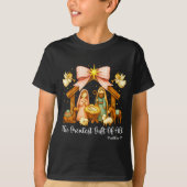 The Greatest Gift Of All Nativity Scene Christian T-Shirt (Vorderseite)