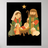 The Greatest Gift Off All Nativity Scene Jesus Mat Poster (Vorne)