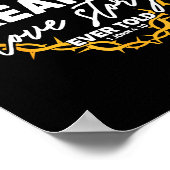 The Greatest Love Story Ever Told Bible Christian Poster (Ecke)