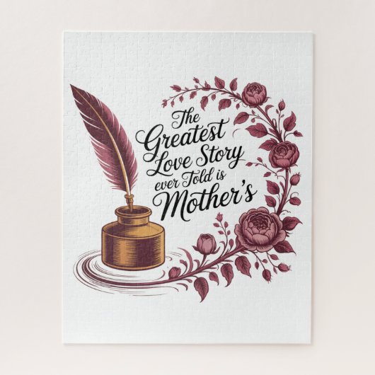 The Greatest Love Story Ever Told Is Mother's Puzzle (Vertikal)
