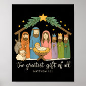 The Greatest Of All Nativity Jesus Christian Chris Poster (Vorne)