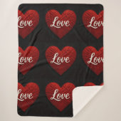 "The Greatest of These" Sherpa Yarn Look Blanket Sherpadecke (Vorderseite)