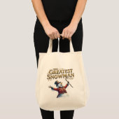 The Greatest Snowman Funny Musical Parody Tote Bag Tragetasche (Vorderseite (Produkt))
