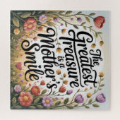 The Greatest Treasure Is A Mother's Smile Puzzle (Horizontal)