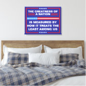 The Greatness of a Nation Political Leinwanddruck (Insitu (Schlafzimmer))