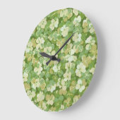 The Green Garden Round Clock Große Wanduhr (Winkel)