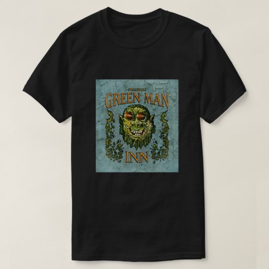 The Green Man Inn (bedrückt) - The Wicker Man T-Shirt (Design vorne)