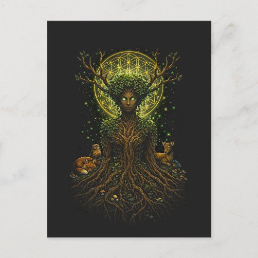 The Green Mother Postkarte (Vorderseite)