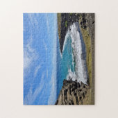 The Green Sand Beach - Big Island Hawaii Puzzle (Vertikal)