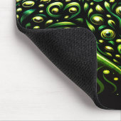 The Green Spotted Leopard On a Thick Laptop Tablet Mousepad (Ecke)