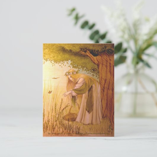 'The Green WItch'-Sammelpostkarte Postkarte (Stehend Vorderseite)