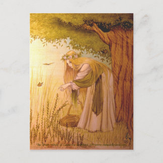 'The Green WItch'-Sammelpostkarte Postkarte