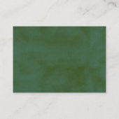 The Greenery & Gold Wedding Collection Begleitkarte (Rückseite)