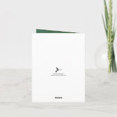 The Greenery & Gold Wedding Collection Dankeskarte (Rückseite)