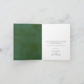 The Greenery & Gold Wedding Collection Dankeskarte (Innenseite)
