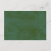 The Greenery & Gold Wedding Collection Empfang Begleitkarte (Rückseite)
