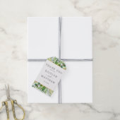 The Greenery & Gold Wedding Collection Geschenkanhänger (Mit Garn)
