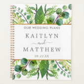 The Greenery & Gold Wedding Collection Planer (Vorderseite)