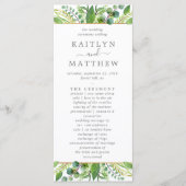 The Greenery & Gold Wedding Collection Programm (Vorderseite)