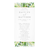 The Greenery & Gold Wedding Collection - Programm (Vorne)