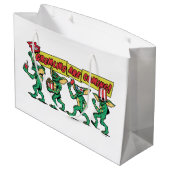 The Gremlins™ Are Coming Große Geschenktüte (Rückseite Schrägansicht)