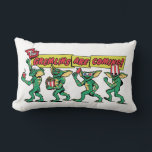 The Gremlins™ Are Coming Lendenkissen<br><div class="desc">Get ready for mischief with this bold, retro-inspired design featuring a lineup of playful gremlins marching in with snacks, 3D glasses, and movie-night chaos. With expressive poses, classic creature styling, and vibrant comic-book lettering, this artwork captures the mischievous spirit and cult-favorite energy fans love. The dynamic banner headline and colorful...</div>