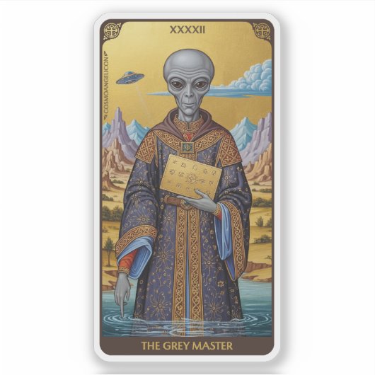 The Grey Master - Aufkleber (Vorderseite)