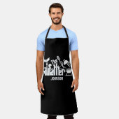 The Grillfather Schürze (Getragen)