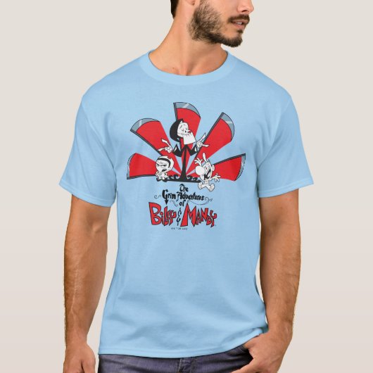 The Grim Adventures of Billy & Mandy Scythes Art T-Shirt (Vorderseite)
