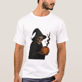 "The Grim Sensenmann's Pumpkin - Halloween Edition T-Shirt (Vorderseite)