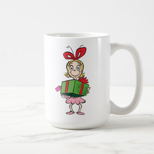 The Grinch | Cindy-Lou Who - Holding Present Kaffeetasse (Rechts)