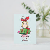 The Grinch | Cindy-Lou Who - Holding Present Postkarte (Stehend Vorderseite)